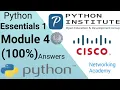 Essential part-1 Module 4 quiz Test Answers PCAP - Programming Essentials in Python