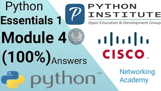 Essential part-1 Module 4 quiz Test Answers PCAP - Programming Essentials in Python
