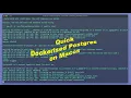 Postgres with Docker on Macos and PGAdmin