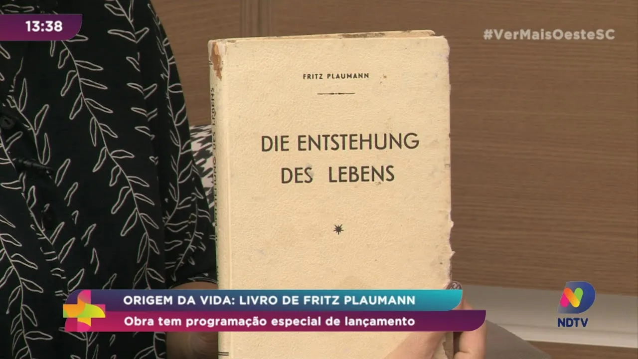 Origem da vida: livro de Fritz Plaumann