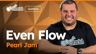 Capa do video Ensinando EVEN FLOW - Pearl Jam | Como tocar na guitarra