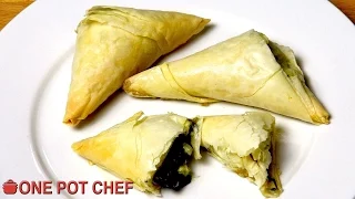 How to make spinach & cheese filo Pastry? Follow the link for cook along step by step guided recipe . 