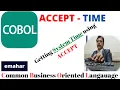 ACCEPT TIME COBOL