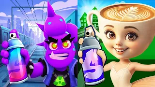Subway Surfers Cosmic Crossroads 2026 Unlocked Toaxx vs Subway Surfers Rome 2026 Ballerina Latticina