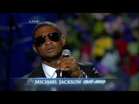 Download MP3 Usher - Gone Too Soon (Live performance at Michael Jackson Memorial)