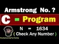 Program To Check Armstrong Number in C July 2019 Check Number With N Digits