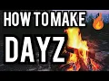DAYZ ps4 How to make camp fire make bow drill and hand torches cook food tips and tricks gameplay