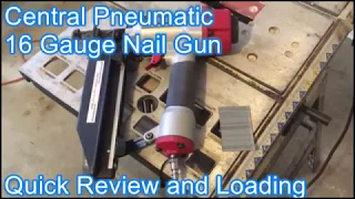 Central Pneumatic Nail Gun