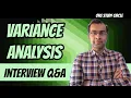 Variance Analysis Interview Questions And Answers