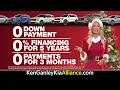 Keep a little jingle in your pocket this season at Ken Ganley Kia the home of ZERO ZERO ZERO