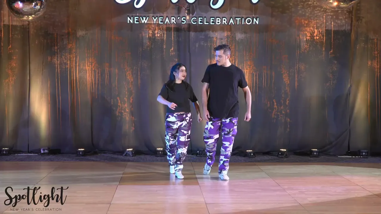 Spotlight New Year's Celebration 2025/2026 Invitational Routine Jesse Lopez & Emily Huang