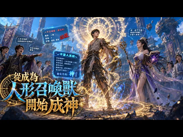 他被召唤成最低等废物兽，却觉醒不当人系统，越不像人越强，最后直接成神