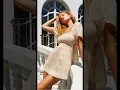 Lagu Korean mini dress | White Korean Dresses | White dresses #shorts #viral #trending