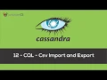 Apache Cassandra - Tutorial 12