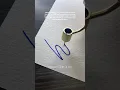 Lettering with a fluid writer pen