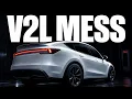 Tesla V2L for Model Y is a MESS