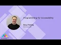 EN Programming for Accessibility