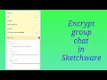 Encrypt and decrypt messages in group chat