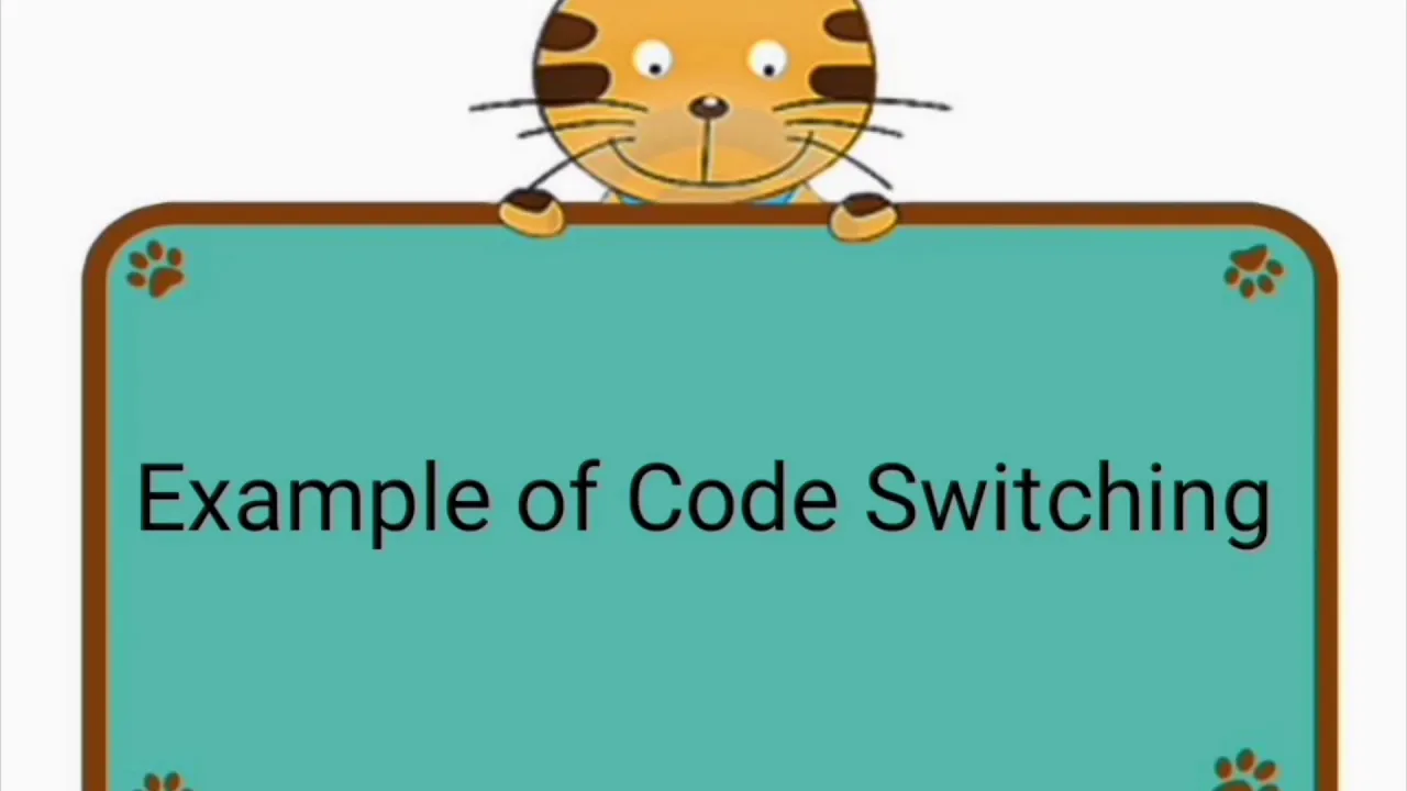 Sociolinguistics: Code Switching and Code Mixing