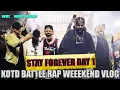 DIZASTER INTERVIEW DUMBFOUNDED vs RONE MORE KOTD STAY FOREVER VLOG DAY 1