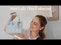 Dior Mini Lady Dior in Ice Blue Review and Unboxing status update on my other Lady Dior bags