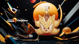Sonic the Hedgehog x King Ice Jewelry Super Sonic Rouge Grind Shoe Super Shadow Pendants