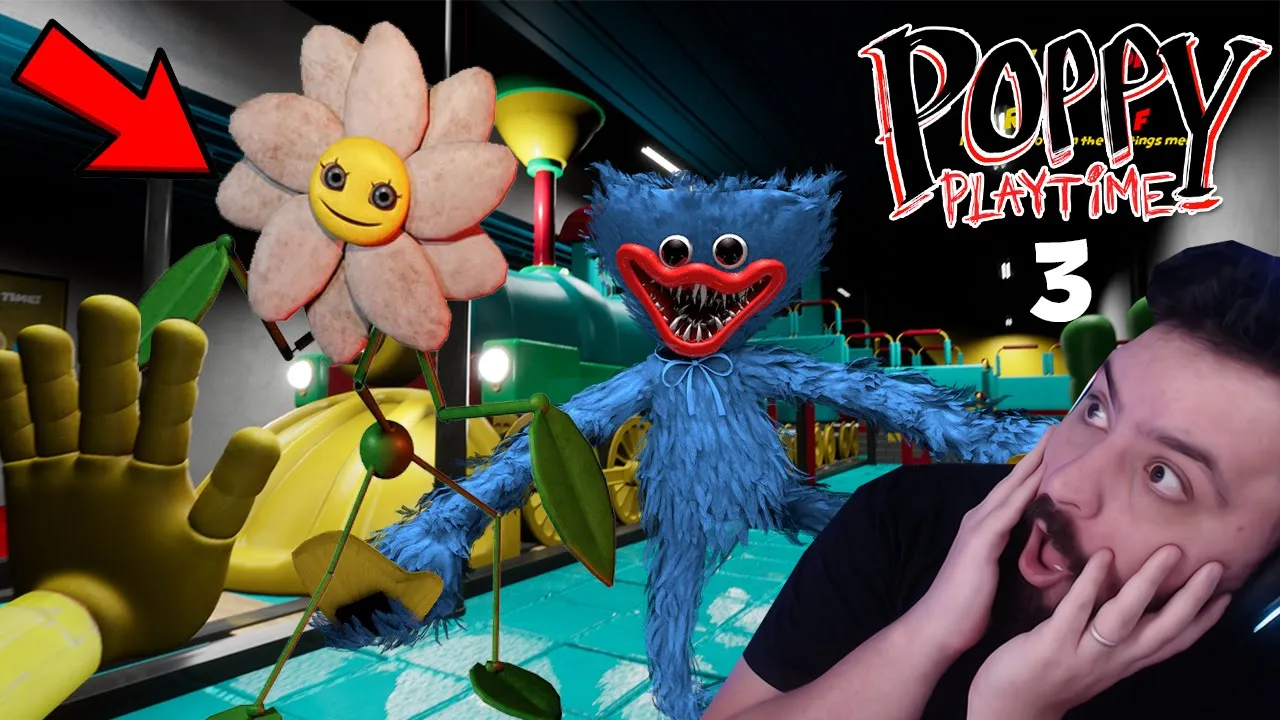 Poppy Playtime 3 - PRIMEIRA GAMEPLAY do JOGO OFICIAL FINALMENTE?!