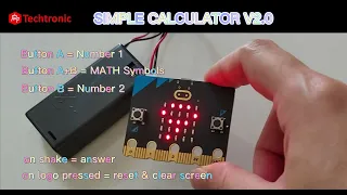 Explore STEM Coding with micro bit SIMPLE CALCULATOR V2 0