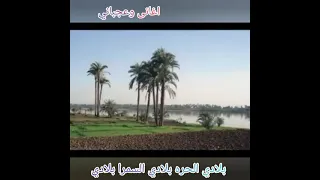 حلوه بلادى السمره بالكلمات  ورده دندنها