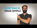 Rent Back Agreements Share Time Without Stress