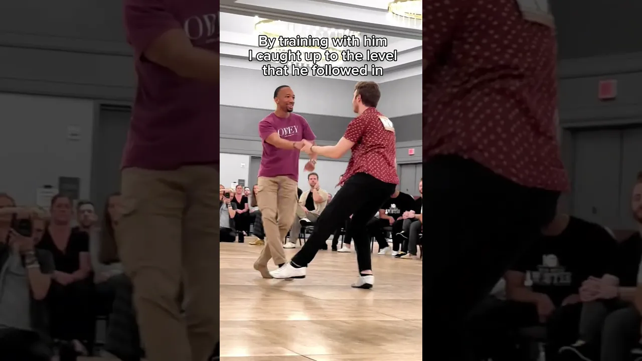 1st Place Improv🥇 #westcoastswing #modernswing #dance #improv #competition #mendancing