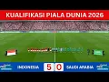 Download Lagu 🔴TIMNAS GEGERKAN DUNIA |INDONESIA 5-0 SAUDI ARABIA - KUALIFIKASI PIALA DUNIA 2026 GAMEPLAY PES 2021