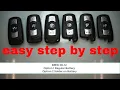 How To Replace BMW Remote Key Fob Battery 1 3 5 X E Series NO BATERY ACCESS Part 2