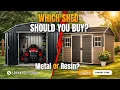 METAL VS RESIN SHED WHICH ONE ACTUALLY SOLVES YOUR STORAGE PROBLEM CALL 1-844-717-5044 TODAY