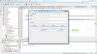 2 Insert Update Delete Select CRUD OPERATION USING JAVA JDBC Connection