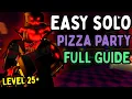 Solo Pizza Party Triumph Without Special Full Guide TDS