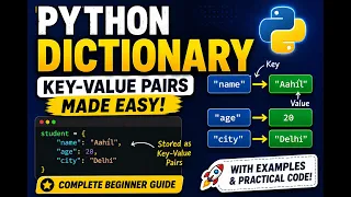-Python Dictionary Tutorial for Beginners Dictionary in Python Explained Python Course 2026
