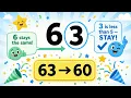 5 or More GO UP The Easiest Rounding Trick for Kids