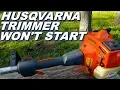 Husqvarna trimmer has starting problems
