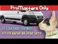 Ram Promaster BETTER Lug Wrench Tire Change Nuts Torque and all things Lugs Bolts Promasters Only