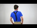 Trigger Snap Suspenders That Attach to Belt Loops