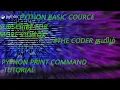 PYTHONCODING HELLO WORLD WRITTING THE FIRST PROGRAME OF OUR LIFE PYTHON COURSE