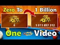Download Lagu One video 😍 From 0 To 1 Billion Coins 🤯 London To Berlin 8 ball pool