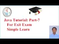 Part 7 Object Oriented Programming in Java Tutorial Simple Learn