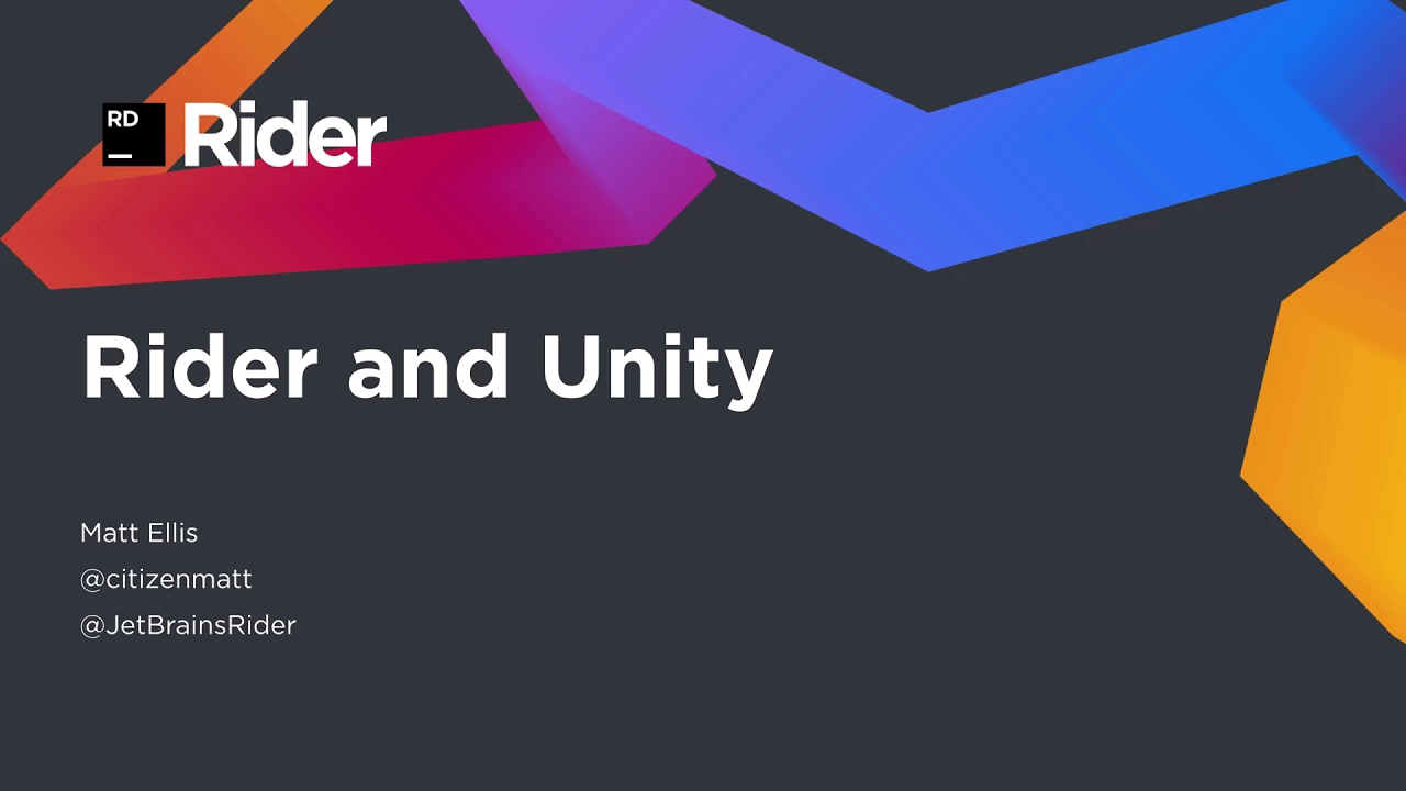 JetBrains Rider for Unity Development