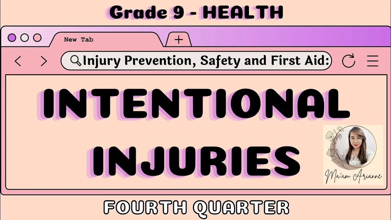 Outline Video HEALTH Grade 9 - Intentional Injuries (Safety and Prevention) - (4th Quarter HEALTH - MAPEH)