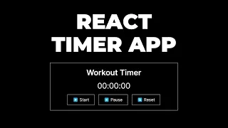 React JS Machine Coding Timer App - Frontend Machine Coding Interview Questions