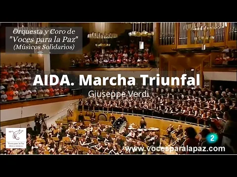 Download MP3 AIDA. Marcha Triunfal - Verdi. Dir.: E. García Asensio