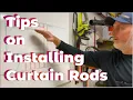 How to Install Curtain Rods - Finding Solid Wood to Attach Brackets