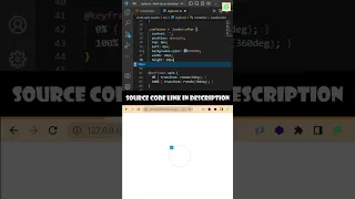 How to make circle spin loader with CSS HTML CSS Tutorial CodeIsMine